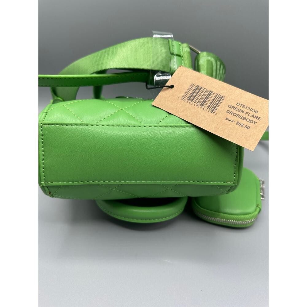 ✨ NWT Steve Madden Bbabi Mini Quilted Crossbody Bag - Green Flare ✨ - Picture 3 of 4